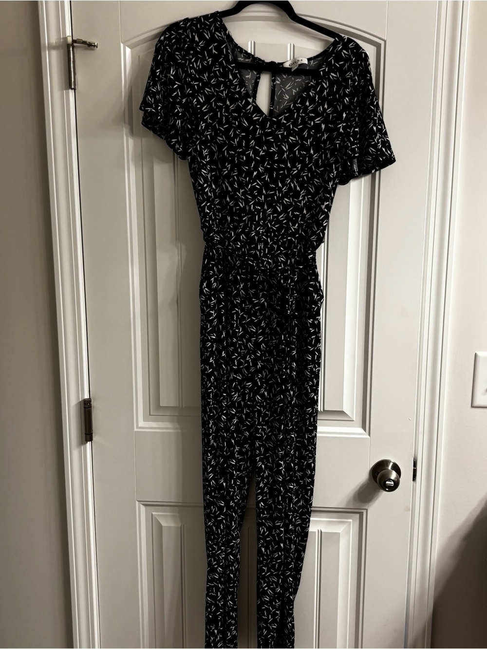 Gilli Navy Jumpsuit with White Print